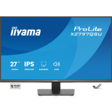 iiyama ProLite / X2797QSU-B1 / 27" / IPS / QHD / 75Hz / 1ms / Černá / 5R