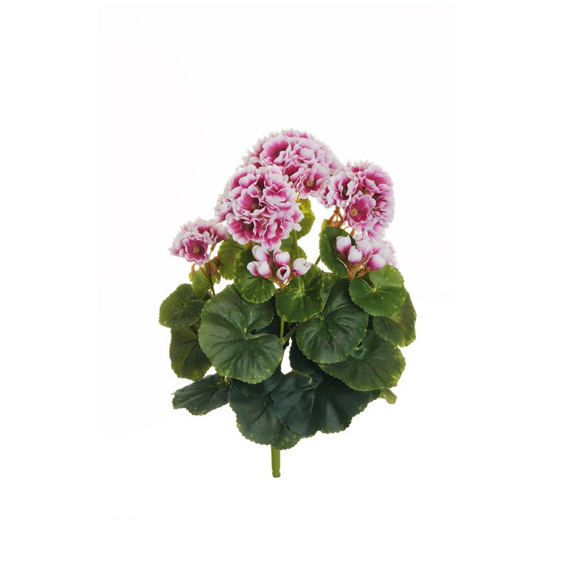 Dirbtinė gėlė Pelargonija, violetinė sp., 36 cm