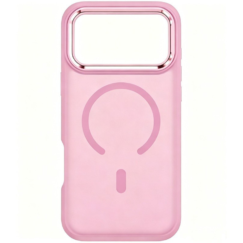 Dėklas Forcell F-Protect (MagSafe) skirtas iPhone 17 Pro Max / 18 Pro Max rožinis