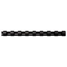 Fellowes Plastic binding spines 8mm black 100PK