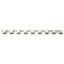 Fellowes Plastic binding spines 12mm white 100PK