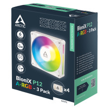 ARCTIC BioniX P12 A-RGB baltas 3er-Pack , Gehäuselüfter ARCTIC BioniX P12 A-RGB baltas 3er-Pack , Gehäuselüfter