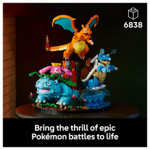 LEGO 72153 Pokemon Bisaflor, Glurak und Turtok LEGO 72153 Pokemon Bisaflor, Glurak und Turtok