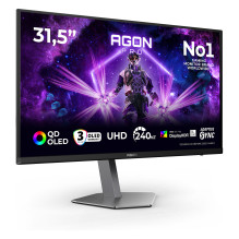 80 cm (31,5 colio) 3840 x 2160 pikselių AOC AG326UZD2 16:9 4K „Ultra HD OLED“ 0,03 ms 240 Hz HDR „DisplayPort“ HDMI USB 