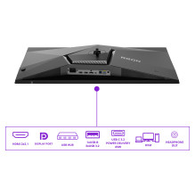 80 cm (31,5 colio) 3840 x 2160 pikselių AOC AG326UZD2 16:9 4K „Ultra HD OLED“ 0,03 ms 240 Hz HDR „DisplayPort“ HDMI USB 