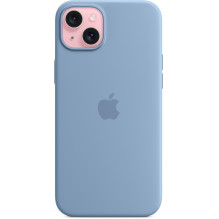 Silikon Case iPhone 15 Plus mit MagSafe (winterblau) Silikon Case iPhone 15 Plus mit MagSafe (winterblau)