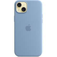 Silikon Case iPhone 15 Plus mit MagSafe (winterblau) Silikon Case iPhone 15 Plus mit MagSafe (winterblau)