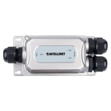 INTELLINET 2-Port Outdoor Ultra PoE Extender Vandalismusschu
