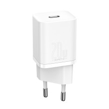Adapteris Baseus Super Si Quick Charger 1C 20W (white) Adapteris Baseus Super Si Quick Charger 1C 20W (white)