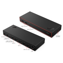 „Lenovo ThinkPad USB4 Dock 5000“ – 8K / 60Hz, 4K / 144Hz, 2x DP, 1x HDMI, 4x USB-A (10Gbps) 2x USB-C, Gbit-LAN, 100W PD 