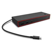 „Lenovo ThinkPad USB4 Dock 5000“ – 8K / 60Hz, 4K / 144Hz, 2x DP, 1x HDMI, 4x USB-A (10Gbps) 2x USB-C, Gbit-LAN, 100W PD 