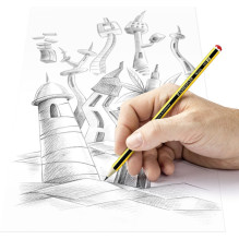 STAEDTLER Bleistift Noris 2H 100% PEFC 12 Stück Sechskant STAEDTLER Bleistift Noris 2H 100% PEFC 12 Stück Sechskant