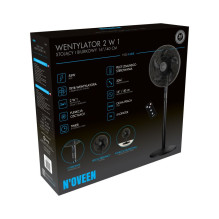 2 viename pastatomas ir stalinis ventiliatorius NOVEEN F535 16" / 40 cm
