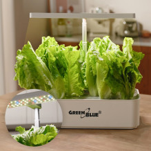 „GreenBlue“ išmanioji kambarinių augalų auginimo sistema, išmanusis vazonas, 4 l talpa, 12 augalų, pilno spektro LED, GB
