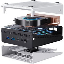 Chuwi UBox-P AMD Ryzen 5 6600H 16 GB DDR5-SDRAM 512 GB SSD Windows 11 Pro Mini PC Chuwi UBox-P AMD Ryzen 5 6600H 16 GB DDR5-SDRAM 512 GB SSD Windows 11 Pro Mini PC
