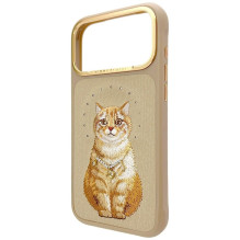 NIMMY case LUCKY FASHION CAT compatible with MagSafe for IPHONE 18 Pro / 17 Pro brown NIMMY case LUCKY FASHION CAT compatible with MagSafe for IPHONE 18 Pro / 17 Pro brown