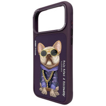 NIMMY case GLASSES COOL DOG for IPHONE 18 Pro / 17 Pro purple
