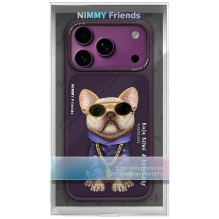 NIMMY case GLASSES COOL DOG for IPHONE 18 Pro / 17 Pro purple