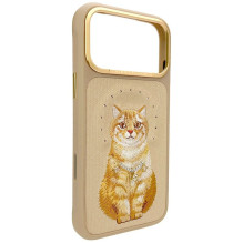 NIMMY case LUCKY FASHION CAT compatible with MagSafe for IPHONE 18 Pro / 17 Pro brown NIMMY case LUCKY FASHION CAT compatible with MagSafe for IPHONE 18 Pro / 17 Pro brown