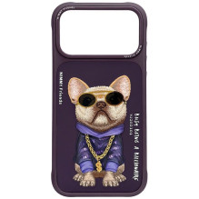 NIMMY case GLASSES COOL DOG for IPHONE 18 Pro / 17 Pro purple