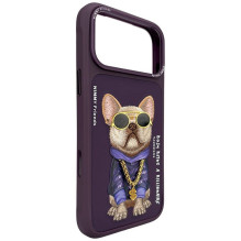 NIMMY case GLASSES COOL DOG for IPHONE 18 Pro / 17 Pro purple