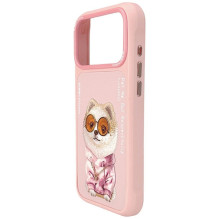 NIMMY case GLASSES COOL DOG for IPHONE 18 Pro Max / 17 Pro Max pink