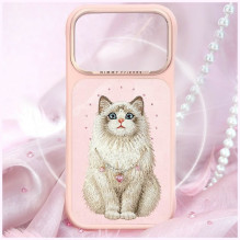 NIMMY case LUCKY FASHION CAT compatible with MagSafe for IPHONE 18 Pro / 17 Pro pink