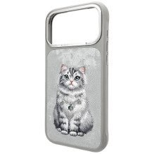 NIMMY case LUCKY FASHION CAT compatible with MagSafe for IPHONE 18 Pro / 17 Pro grey NIMMY case LUCKY FASHION CAT compatible with MagSafe for IPHONE 18 Pro / 17 Pro grey