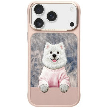NIMMY case GENTLE PETS SERIES DOG compatible with MagSafe for IPHONE 18 Pro Max / 17 Pro Max różowy NIMMY case GENTLE PETS SERIES DOG compatible with MagSafe for IPHONE 18 Pro Max / 17 Pro Max różowy
