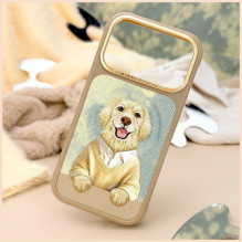 NIMMY case GENTLE PETS SERIES DOG compatible with MagSafe for IPHONE 18 Pro / 17 Pro brown NIMMY case GENTLE PETS SERIES DOG compatible with MagSafe for IPHONE 18 Pro / 17 Pro brown