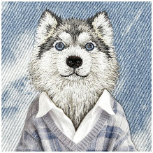 NIMMY case GENTLE PETS SERIES DOG compatible with MagSafe for IPHONE 18 Pro Max / 17 Pro Max grey