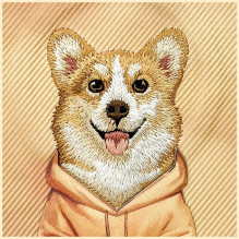 NIMMY case GENTLE PETS SERIES DOG compatible with MagSafe for IPHONE 18 Pro Max / 17 Pro Max orange