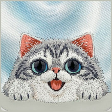 NIMMY case BIG EYED LYING SILVER SHADED CAT compatible with MagSafe for IPHONE 18 Pro Max / 17 Pro Max grey NIMMY case BIG EYED LYING SILVER SHADED CAT compatible with MagSafe for IPHONE 18 Pro Max / 17 Pro Max grey