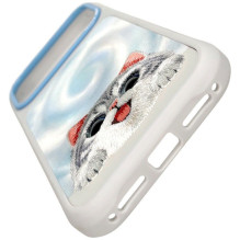 NIMMY case BIG EYED LYING SILVER SHADED CAT compatible with MagSafe for IPHONE 18 Pro Max / 17 Pro Max grey NIMMY case BIG EYED LYING SILVER SHADED CAT compatible with MagSafe for IPHONE 18 Pro Max / 17 Pro Max grey