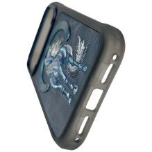 NIMMY case MAGNETIC FANTASY ANIMAL UNICORN compatible with MagSafe for IPHONE 18 Pro / 17 Pro blue