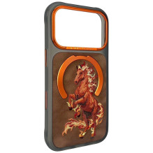 NIMMY case MAGNETIC FANTASY ANIMAL HORSE compatible with MagSafe for IPHONE 18 Pro / 17 Pro orange NIMMY case MAGNETIC FANTASY ANIMAL HORSE compatible with MagSafe for IPHONE 18 Pro / 17 Pro orange