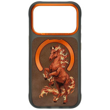 NIMMY case MAGNETIC FANTASY ANIMAL HORSE compatible with MagSafe for IPHONE 18 Pro / 17 Pro orange NIMMY case MAGNETIC FANTASY ANIMAL HORSE compatible with MagSafe for IPHONE 18 Pro / 17 Pro orange