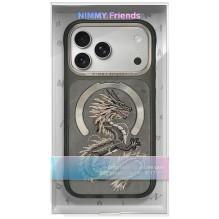 NIMMY case MAGNETIC FANTASY ANIMAL DRAGON compatible with MagSafe for IPHONE 18 Pro Max / 17 Pro Max grey NIMMY case MAGNETIC FANTASY ANIMAL DRAGON compatible with MagSafe for IPHONE 18 Pro Max / 17 Pro Max grey