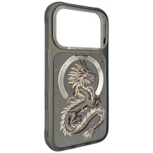 NIMMY case MAGNETIC FANTASY ANIMAL DRAGON compatible with MagSafe for IPHONE 18 Pro Max / 17 Pro Max grey NIMMY case MAGNETIC FANTASY ANIMAL DRAGON compatible with MagSafe for IPHONE 18 Pro Max / 17 Pro Max grey