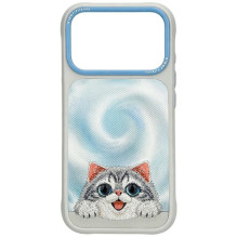 NIMMY case BIG EYED LYING SILVER SHADED CAT compatible with MagSafe for IPHONE 18 Pro / 17 Pro black NIMMY case BIG EYED LYING SILVER SHADED CAT compatible with MagSafe for IPHONE 18 Pro / 17 Pro black
