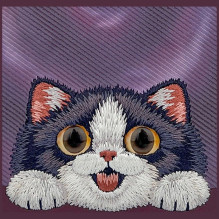 NIMMY case BIG EYED LYING CREAM CAT compatible with MagSafe for IPHONE 18 Pro / 17 Pro purple NIMMY case BIG EYED LYING CREAM CAT compatible with MagSafe for IPHONE 18 Pro / 17 Pro purple