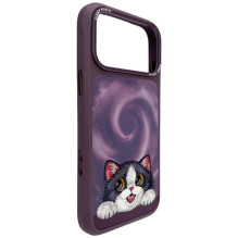 NIMMY case BIG EYED LYING CREAM CAT compatible with MagSafe for IPHONE 18 Pro / 17 Pro purple NIMMY case BIG EYED LYING CREAM CAT compatible with MagSafe for IPHONE 18 Pro / 17 Pro purple