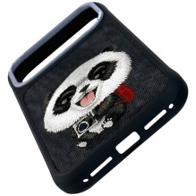 NIMMY case BIG EYED GIANT PANDA for IPHONE 18 Pro / 17 Pro black NIMMY case BIG EYED GIANT PANDA for IPHONE 18 Pro / 17 Pro black