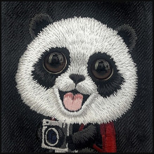NIMMY case BIG EYED GIANT PANDA for IPHONE 18 Pro / 17 Pro black NIMMY case BIG EYED GIANT PANDA for IPHONE 18 Pro / 17 Pro black