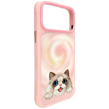 NIMMY case BIG EYED LYING RAGDOLL CAT compatible with MagSafe for IPHONE 18 Pro / 17 Pro pink NIMMY case BIG EYED LYING RAGDOLL CAT compatible with MagSafe for IPHONE 18 Pro / 17 Pro pink
