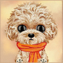 NIMMY case BIG EYED TEDDY POODLE for IPHONE 18 Pro / 17 Pro brown NIMMY case BIG EYED TEDDY POODLE for IPHONE 18 Pro / 17 Pro brown