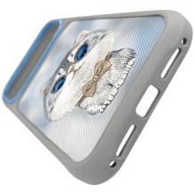 NIMMY case BIG EYED SILVER SHADED CAT for IPHONE 18 Pro Max / 17 Pro Max grey NIMMY case BIG EYED SILVER SHADED CAT for IPHONE 18 Pro Max / 17 Pro Max grey