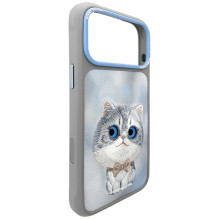 NIMMY case BIG EYED SILVER SHADED CAT for IPHONE 18 Pro Max / 17 Pro Max grey NIMMY case BIG EYED SILVER SHADED CAT for IPHONE 18 Pro Max / 17 Pro Max grey