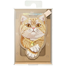 NIMMY magnetic hanger DENIM FASHION GINGER CAT brown