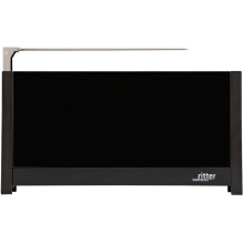 ritter volcano 5 Langschlitz-Toaster mit Glasfronten Black